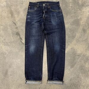 Dry Bones Heavyweight Japanese Selvedge Denim Jeans Sz 30 Distressed